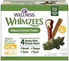 WHIMZEES by Wellness Value Box Dental Chews Natural Grain-Free Dental Dog Treats, Medium, 44 count