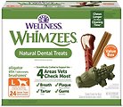 WHIMZEES by Wellness Value Box Dental Chews Natural Grain-Free Dental Dog Treats, Large, 24 count