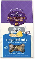 Old Mother Hubbard by Wellness Classic Original Mix Natural Mini Oven-Baked Biscuits Dog Treats, 567-g bag