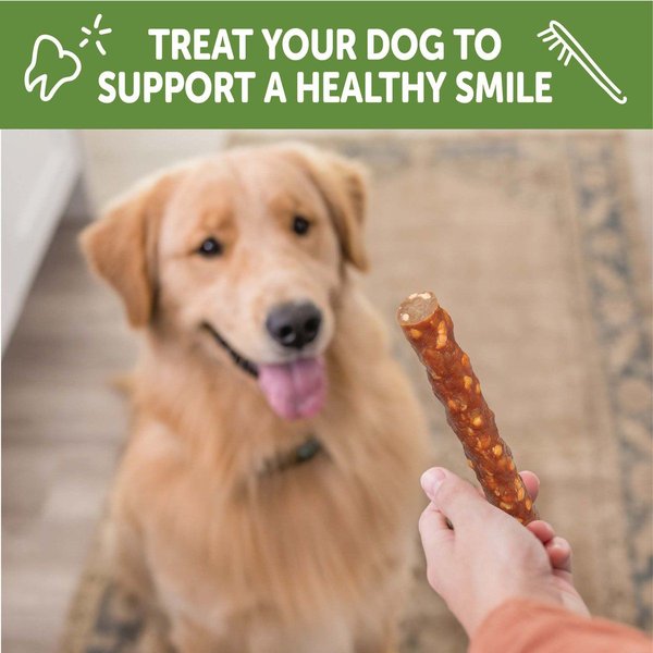 Show full view: WHIMZEES by Wellness Veggie Sausage Dental Chews Natural Grain-Free Dental Dog Treats, Large, 7 count slide 6 of 10