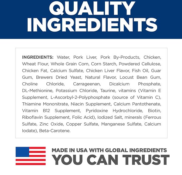 Show full view: Hill's Science Diet Adult Liver & Chicken Entree Canned Cat Food, 5.5-oz can, case of 24 slide 6 of 9