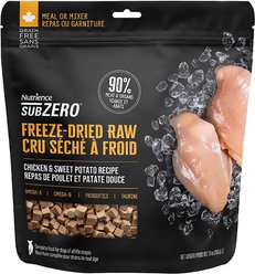 Nutrience SubZero Chicken & Sweet Potato Freeze-Dried Raw Dog Food, 369-g bag