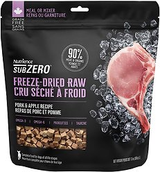 Nutrience SubZero Pork & Apple Freeze-Dried Raw Dog Food, 369-g bag