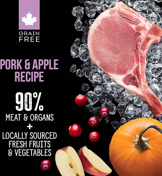 Show full view: Nutrience SubZero Pork & Apple Freeze-Dried Raw Dog Food, 369-g bag slide 3 of 7