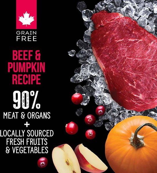 Show full view: Nutrience SubZero Beef & Pumpkin Freeze-Dried Raw Dog Food, 369-g bag slide 3 of 7