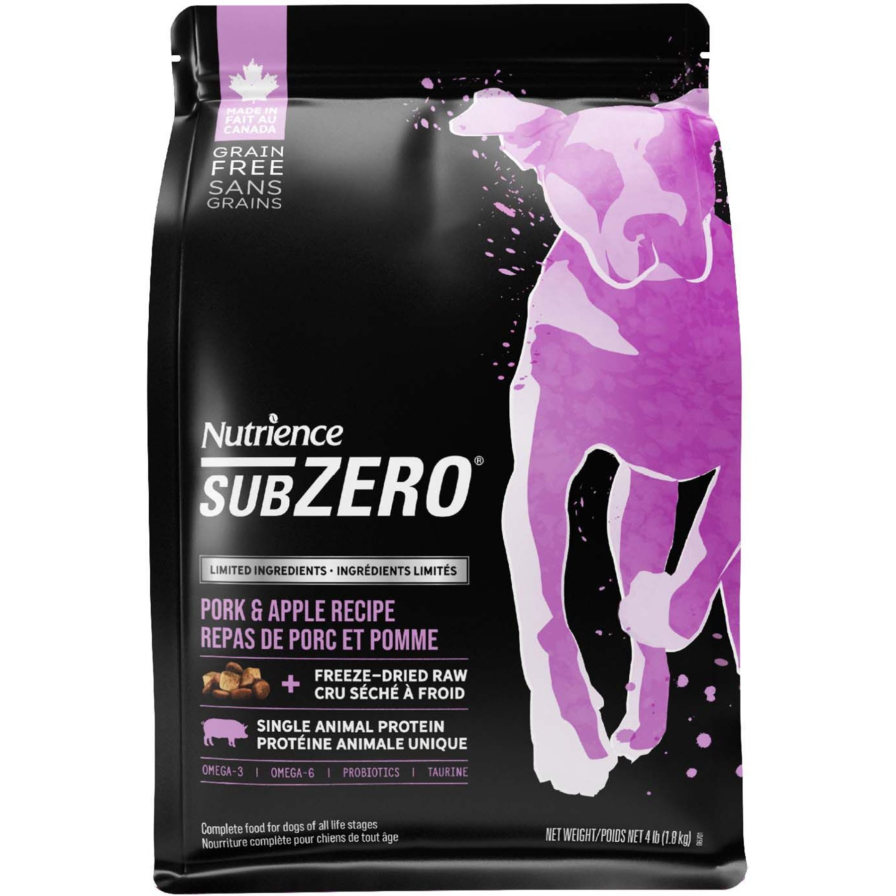 NUTRIENCE SubZero Limited Ingredient Diet Pork & Apple Recipe Dry