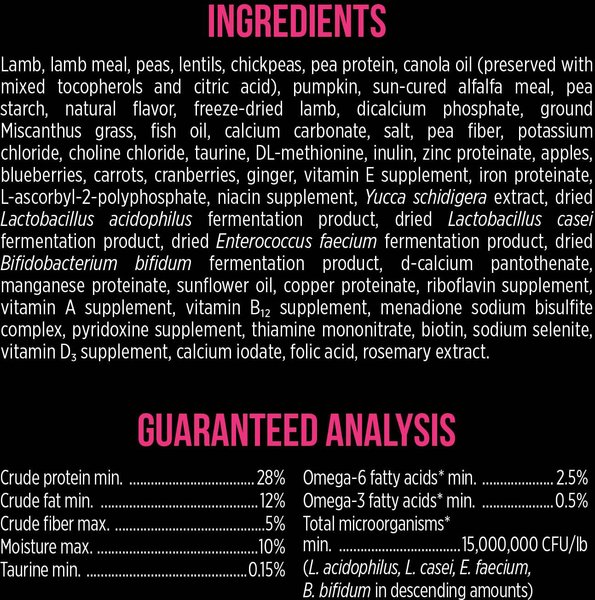 Show full view: Nutrience SubZero Limited Ingredient Diet Lamb & Pumpkin Recipe Dry Dog Food, 10-kg bag slide 6 of 9