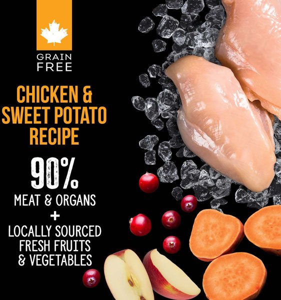 Show full view: Nutrience SubZero Chicken & Sweet Potato Freeze-Dried Raw Cat Food, 113-g bag slide 3 of 8