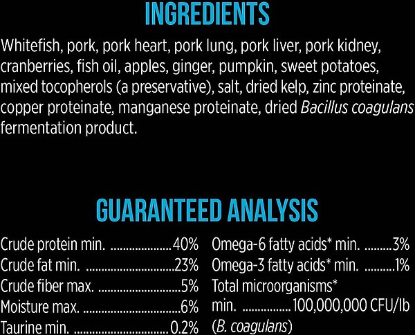 Show full view: Nutrience SubZero Whitefish & Cranberry Freeze-Dried Raw Cat Food, 227-g bag slide 7 of 8