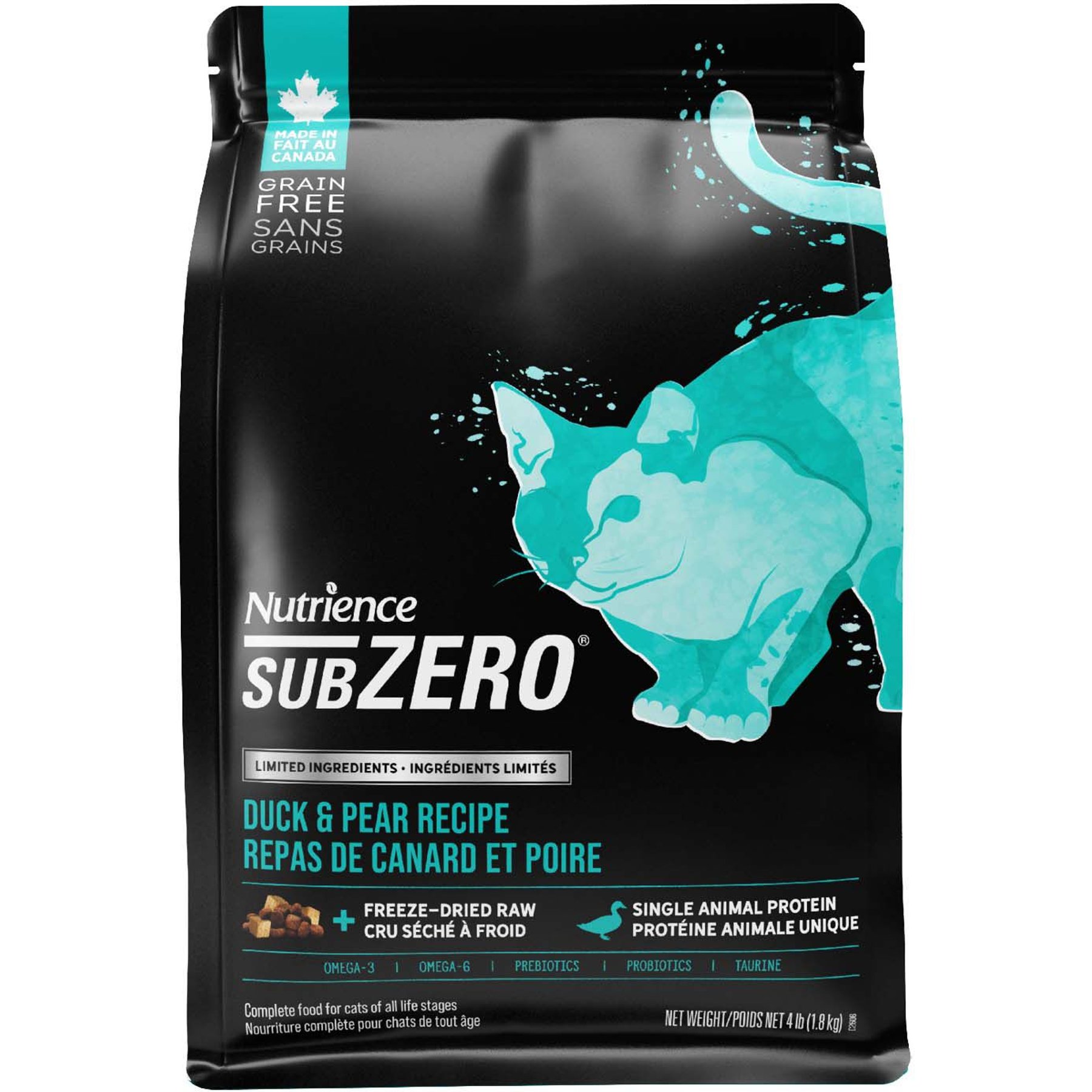 NUTRIENCE SubZero Limited Ingredient Duck & Pear Recipe Dry Cat