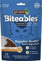 Get Naked Biteables Digestive Health Plus Soft & Chewy Cat Treats, 3-oz bag