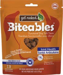 Get Naked Biteables Functional Joint Health Real Chicken Recipe Dog Treats, 6-oz bag