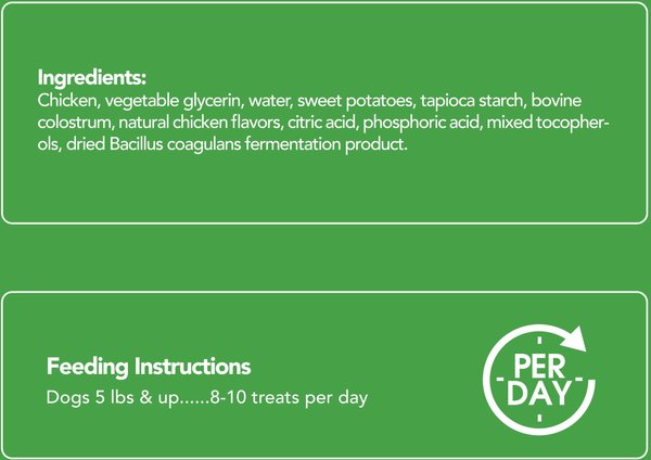 Show full view: Get Naked Biteables Functional Real Chicken Recipe Puppy Treats, 6-oz bag slide 4 of 6