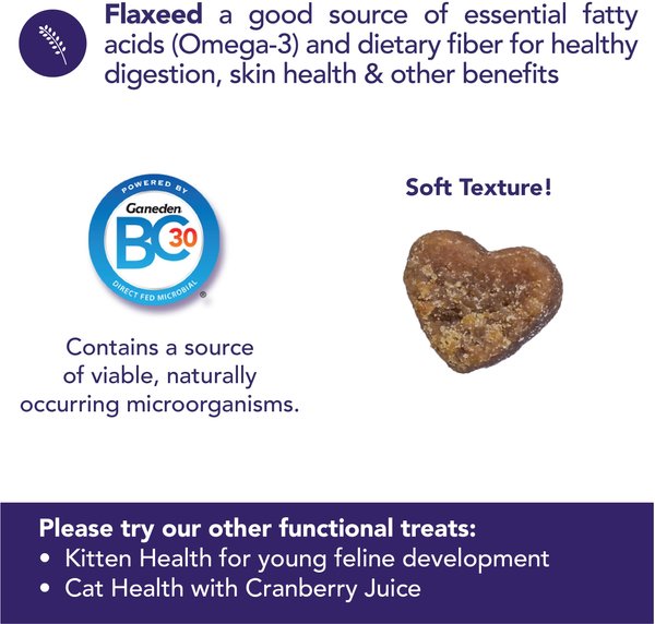 Show full view: Get Naked Digestive Health Soft & Chewy Cat Treats, 2.5-oz bag slide 3 of 6