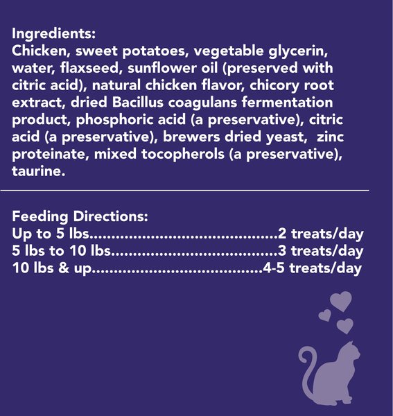 Show full view: Get Naked Digestive Health Soft & Chewy Cat Treats, 2.5-oz bag slide 4 of 6