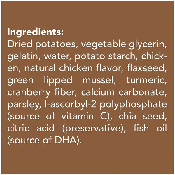 Show full view: Get Naked Senior Health Grain-Free Dental Stick Dog Treats, Large, 6 count slide 5 of 7