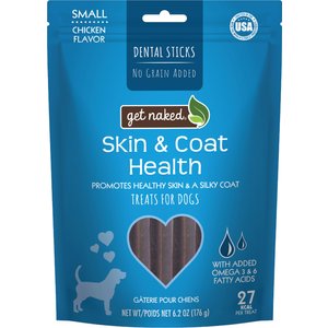 Get Naked Puppy Health Dental Sticks Dog Treats, 18 count