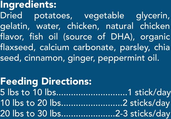 Show full view: Get Naked Skin & Coat Health Grain-Free Dental Stick Dog Treats, Small, 18 count slide 5 of 7