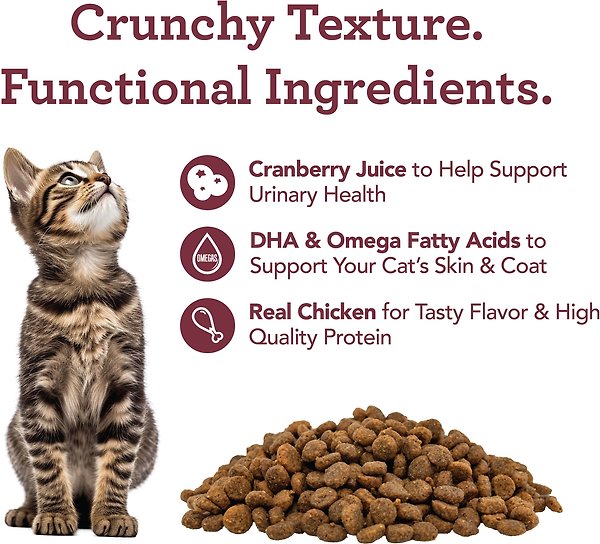 Show full view: Get Naked Urinary Health Cranberry Juice Grain-Free Crunchy Cat Treats, 2.5-oz bag slide 3 of 7