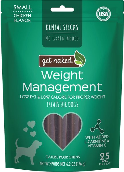Get Naked Weight Management Dental Sticks Dog Treats