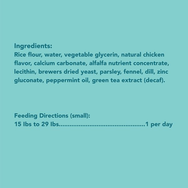 Show full view: N-Bone Bone-A-Mints Mint Flavored Small Dental Dog Treats, 10 count slide 4 of 6