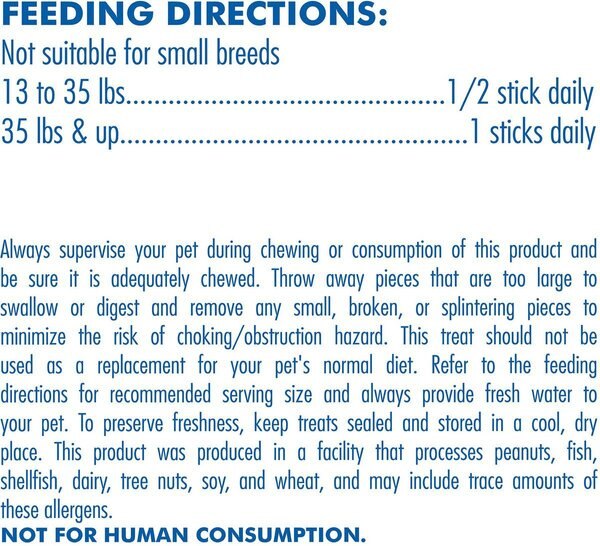 Show full view: N-Bone Jumbo Puppy Teething Sticks Pumpkin Flavor Dog Treats, 7 count slide 5 of 8