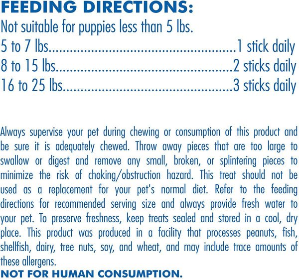 Show full view: N-Bone Puppy Teething Sticks Pumpkin Flavor Dog Treats, 3.74-oz bag slide 6 of 8