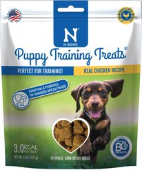 N-Bone Puppy Training Real Chicken Recipe Grain-Free Dog Treats, 6-oz pouch