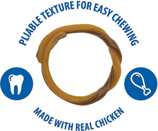 Show full view: N-Bone Senior Dental Rings Chicken Flavor Dog Treats, 7 count slide 3 of 7