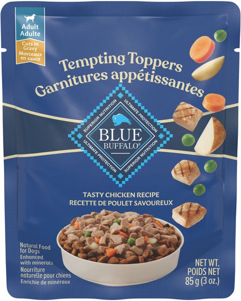 BLUE BUFFALO Tempting Toppers Chicken Dinner Natural Wet Dog Food ...