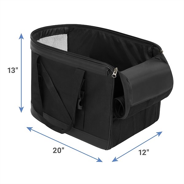 Show full view: Frisco 3 in 1 Dog & Cat Stroller with Detachable Carrier, Black slide 3 of 7