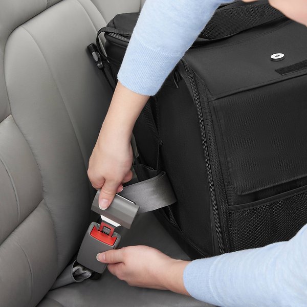 Show full view: Frisco 3 in 1 Dog & Cat Stroller with Detachable Carrier, Black slide 6 of 7