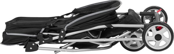 Show full view: Frisco Dog & Cat Collapsible Stroller, Black slide 4 of 5