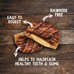 Show in main carousel: Zoe Better Than Rawhide BBQ Steak Beef Flavour Hard Chew Dog Treats, 4 count slide 4 of 6