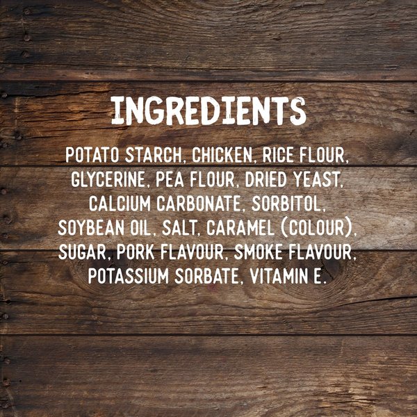 Show full view: Zoe Better Than Rawhide BBQ Rib Pork Flavour Hard Chew Dog Treats, 4 count slide 6 of 6