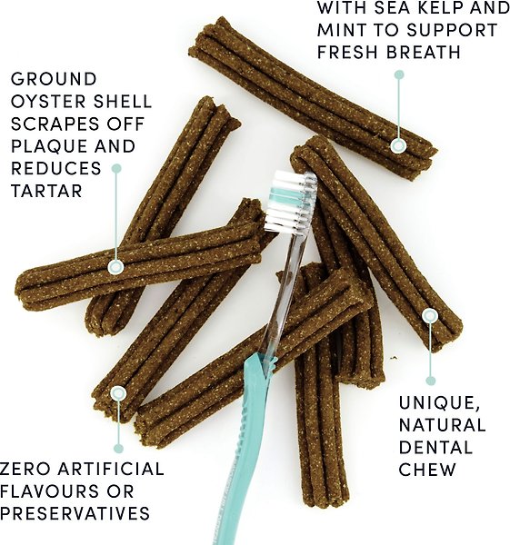 Show full view: Crumps' Naturals Plaque Busters Advanced Double Fresh Dental Dog Treats, 270-g bag slide 4 of 6