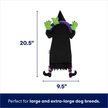 Show in main carousel: Frisco Halloween Witch Flat Plush Squeaky Dog Toy, Large/X-Large slide 2 of 5