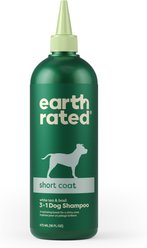 Earth Rated 3-in-1 Short Coat Dog Shampoo, 16-oz bottle