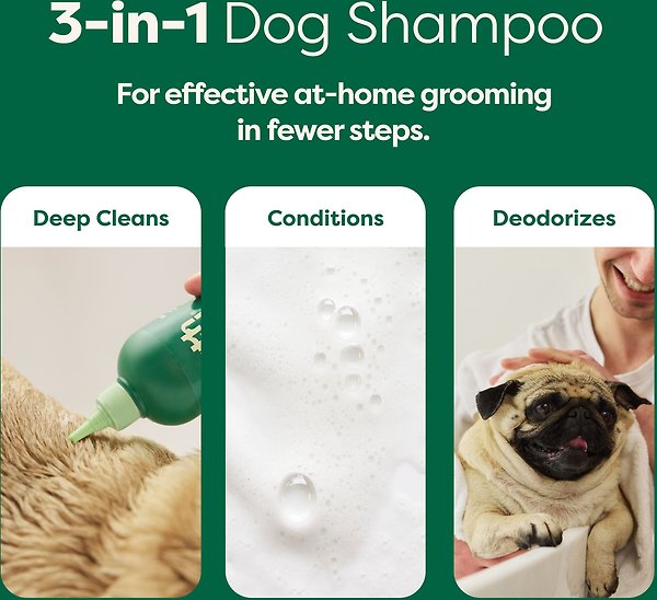 Show full view: Earth Rated 3-in-1 Short Coat Dog Shampoo, 16-oz bottle slide 3 of 8