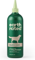 Earth Rated 3-in-1 Double Coat Dog Shampoo, 16-oz bottle