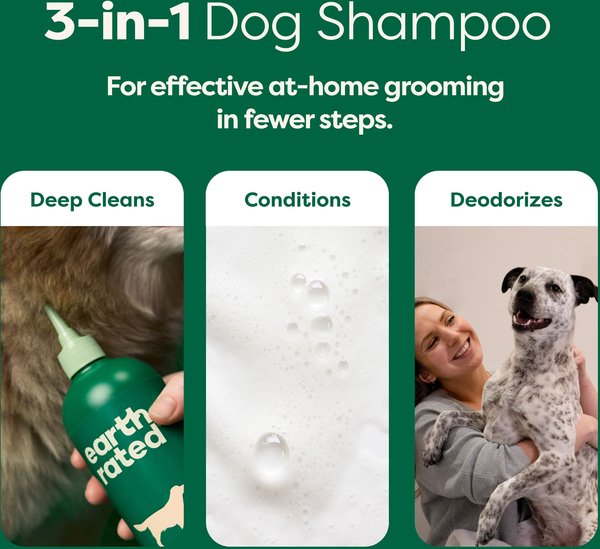 Show full view: Earth Rated 3-in-1 Double Coat Dog Shampoo, 16-oz bottle slide 3 of 8