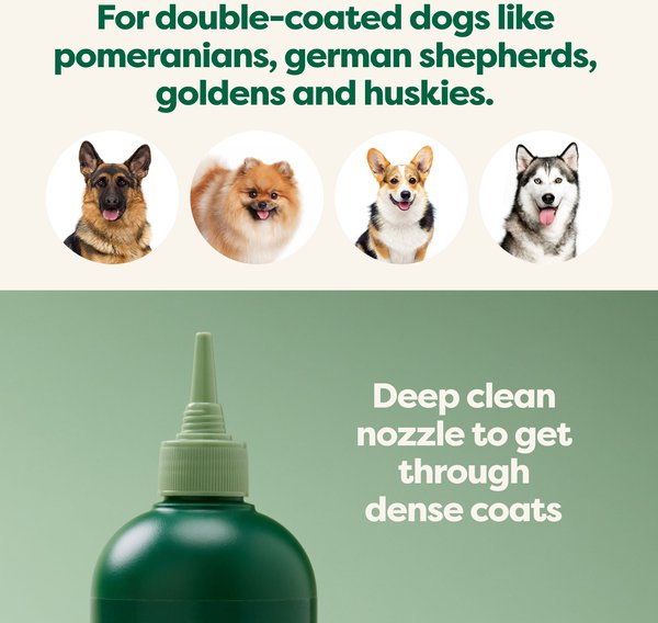 Show full view: Earth Rated 3-in-1 Double Coat Dog Shampoo, 16-oz bottle slide 4 of 8