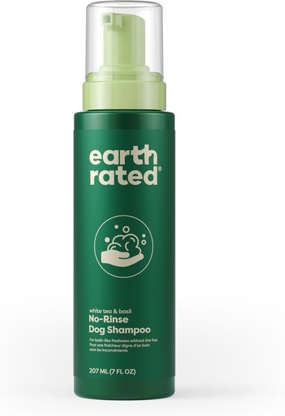 EARTH RATED No Rinse Foaming Dog Shampoo 7 oz bottle Chewy Canada