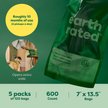 Show in main carousel: Earth Rated Easy-Tie Poop Bags with Handles Value Pack, 600 count, Unscented slide 4 of 7