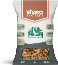 Hero Dog Treats Duck Feet Dog Treats, 125-g bag