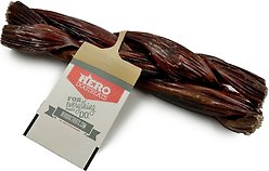 Hero Dog Treats Braided Beef Gullet Dog Treat, 5-6"