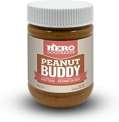 Hero Dog Treats Peanut Butter Bully Stick Dog Treats, 325-g