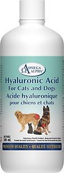 Omega Alpha Hyaluronic Acid Joint Lubricant Dog & Cat Supplement, 500-mL bottle