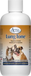 Omega Alpha LungTone Respiratory Formula Dog & Cat Supplement, 120-mL bottle