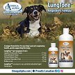 Show in main carousel: Omega Alpha LungTone Respiratory Formula Dog & Cat Supplement, 500-mL bottle slide 5 of 5